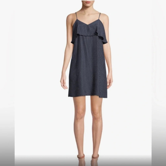 ATM Anthony Thomas Melillo | Women’s 100% Silk Polka-Dot Slip Dress  (L) - Picture 1 of 5